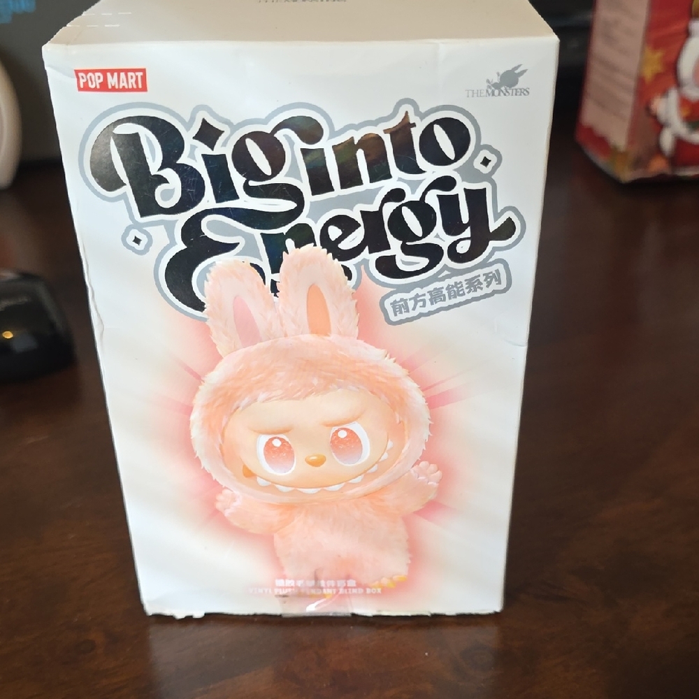 Pop Mart Biginto Energy Pink Stuffed Animal